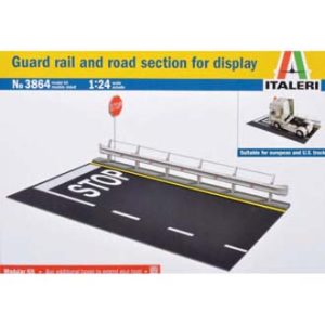 Accessoires maquettes section route et glissière au 1/24ème Italeri